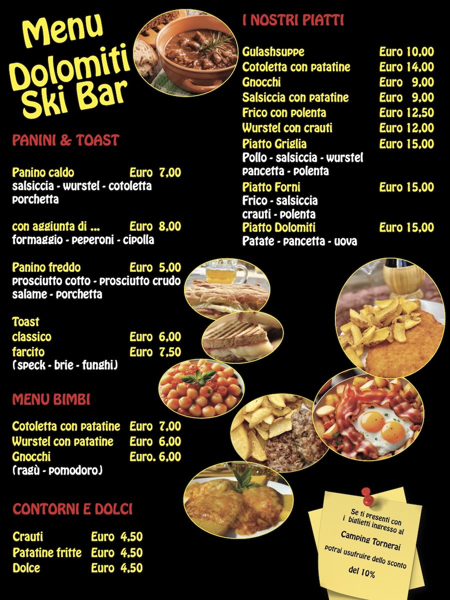 menu invernale